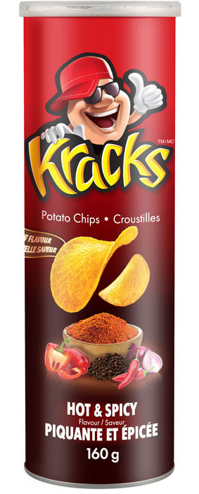 Kracks Potato Chips  Piquante et Épicée